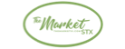 A theme logo of The Market St. Croix